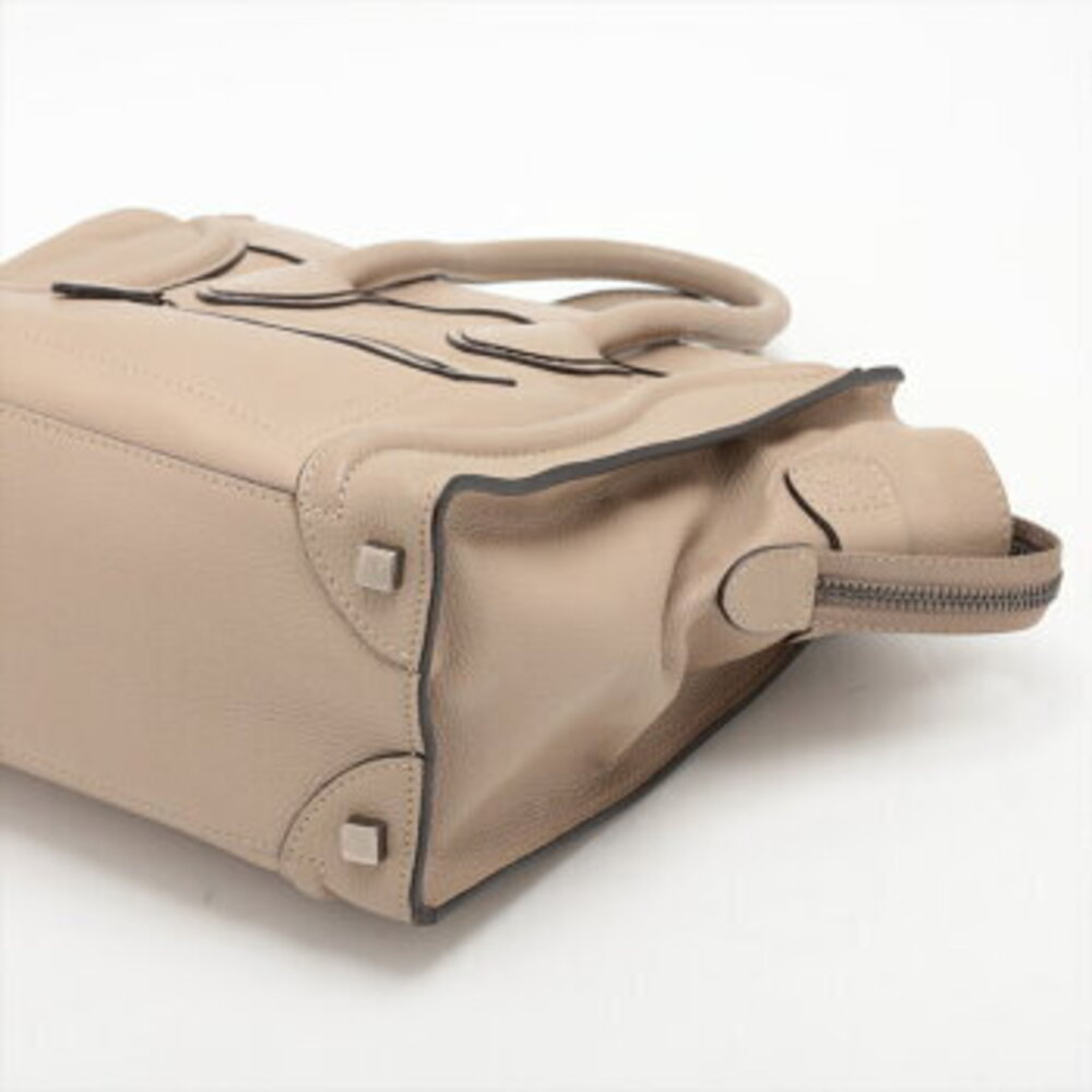 Celine Shoulder Tan Bag Leather Shopper Beige Luggage Tote - Picture 3 of 14